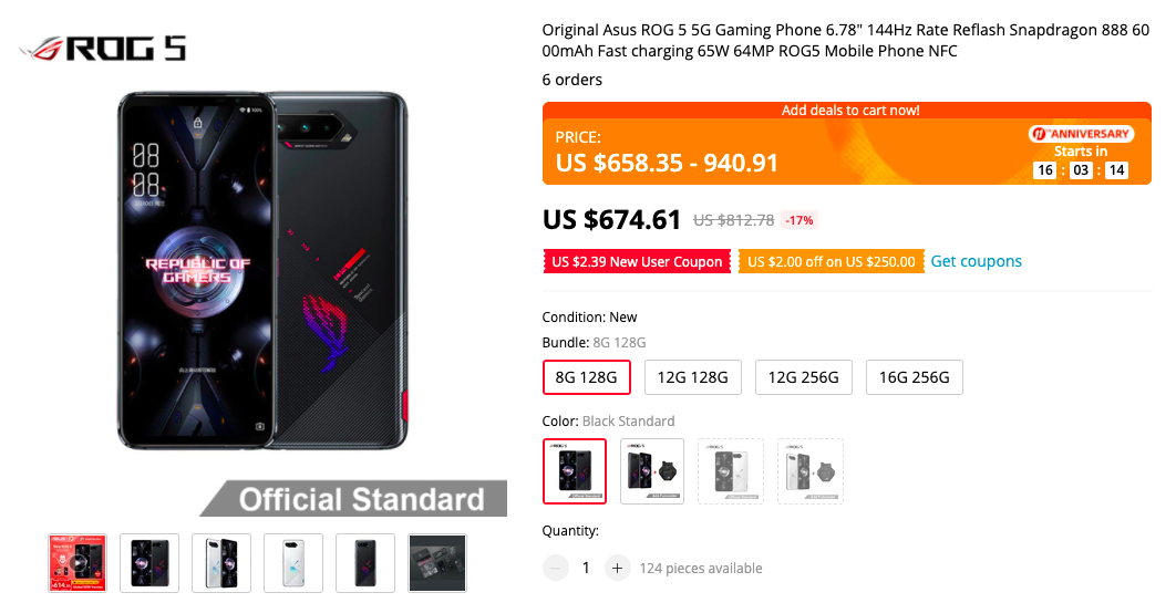 ASUS ROG PHONE 5