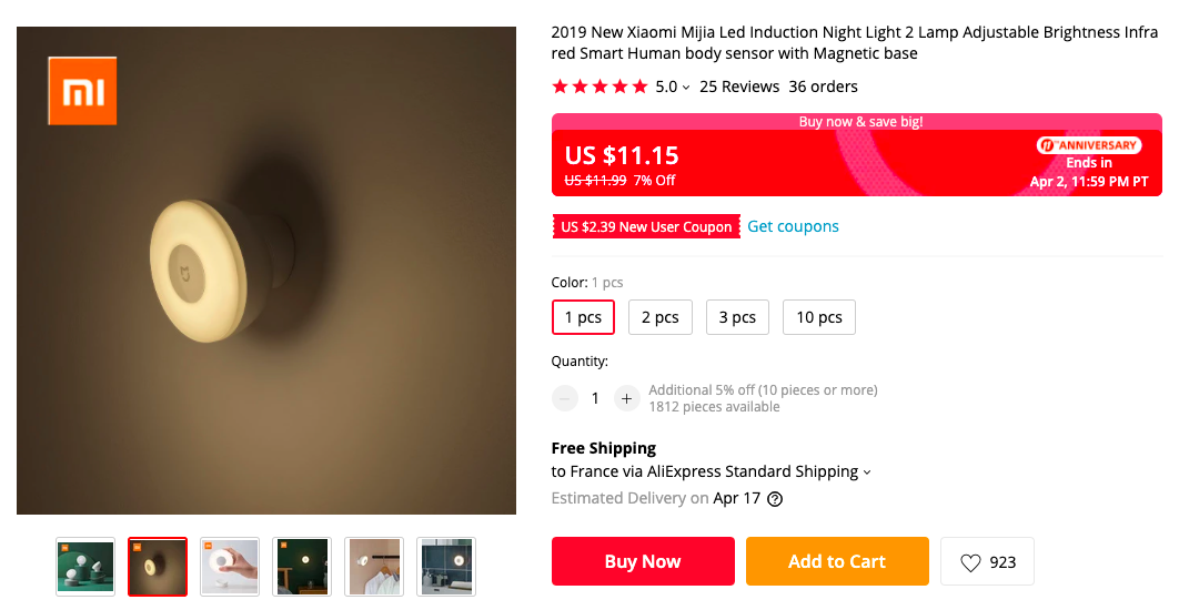 XIAOMI MIJIA NIGHT LAMP 2