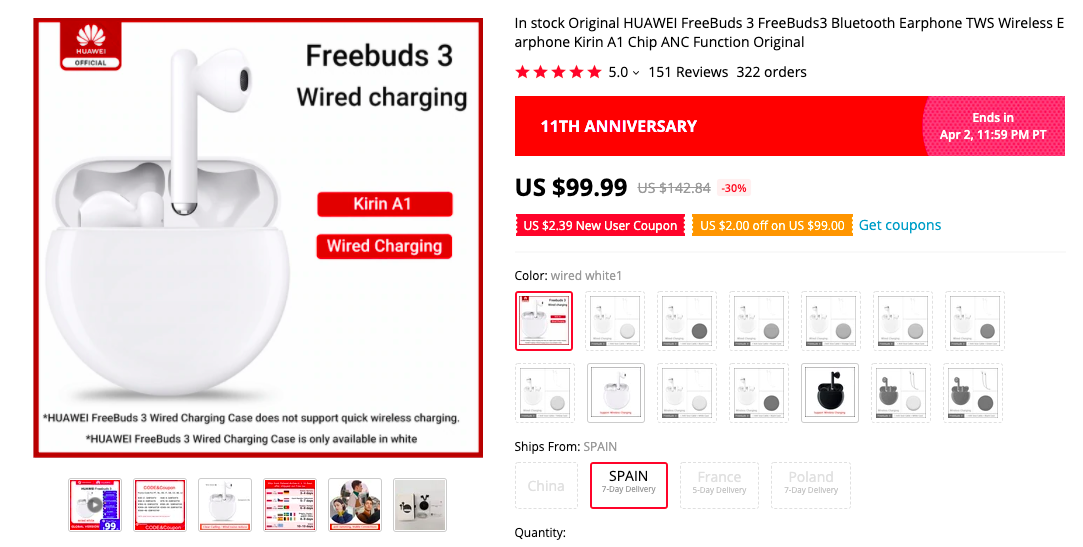 HUAWEI FREEBUDS 3
