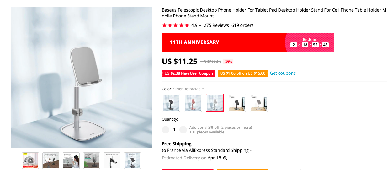 baseus phone holder