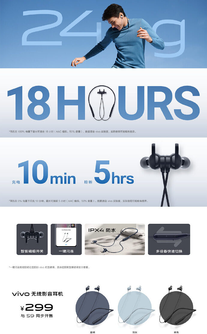 Vivo Bluetooth Headphones