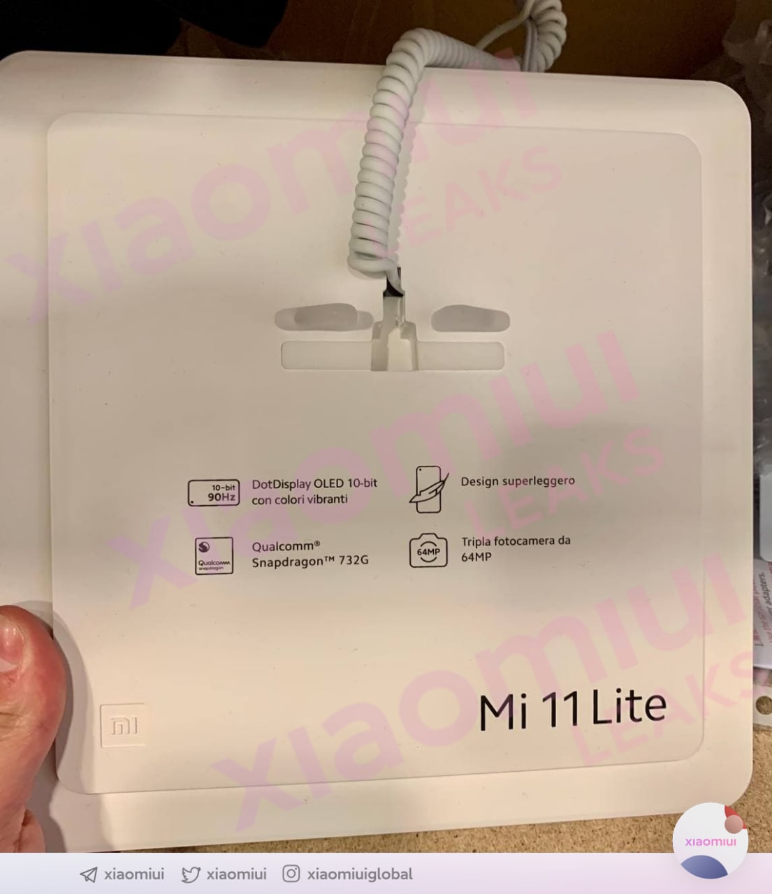 Xiaomi Mi 111 Lite 4G key details