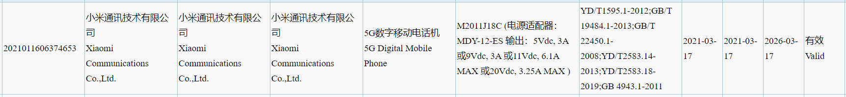 xiaomi foldable m2011j18c 3C