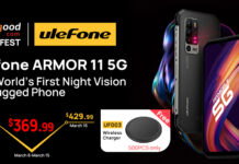 Ulefone Armor 11 5G starts retailing for $369.99 with a free UF003 wireless charger armor 11 5g
