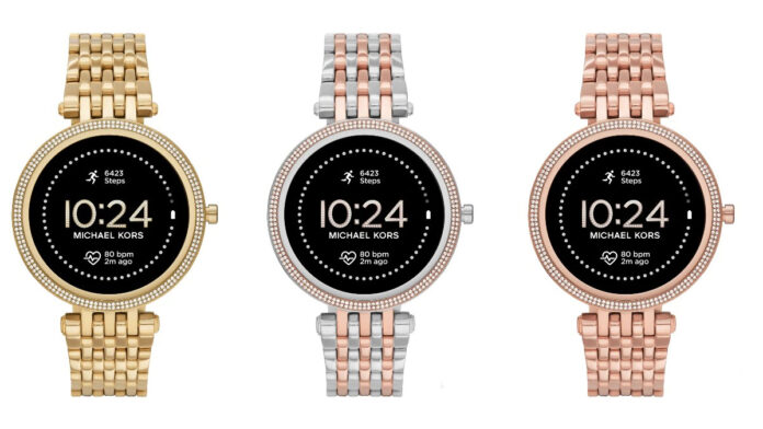michael kors darci gen 5e gold