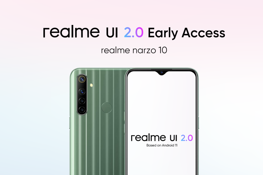 realme narzo 10 realme UI 2.0 Android 11 Early Access Update