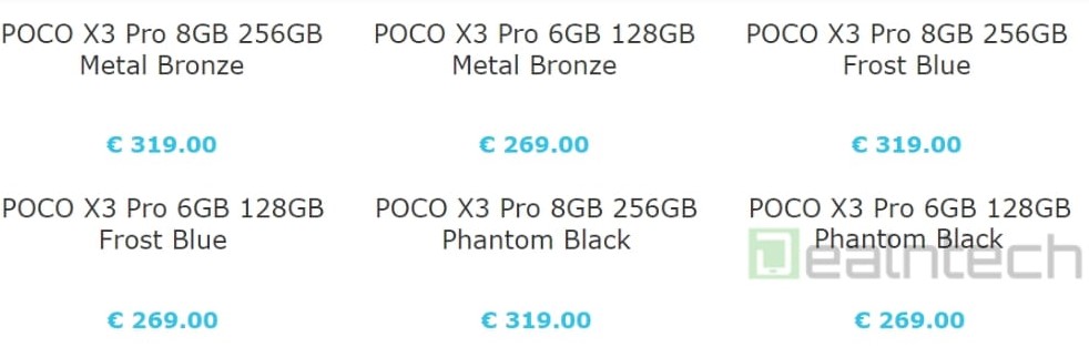 Poco X3 - Price in India, Specifications, Comparison (28th February 2024)