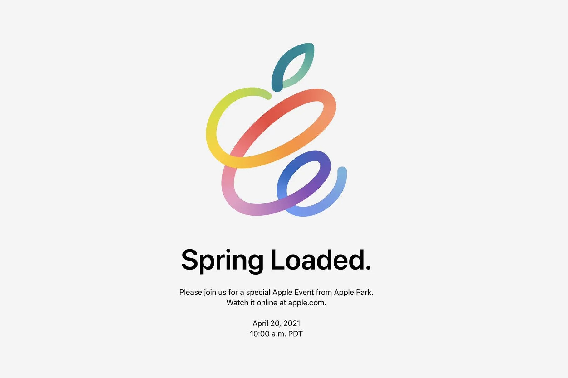 Apple Spring Loaded 2021 Launch Event