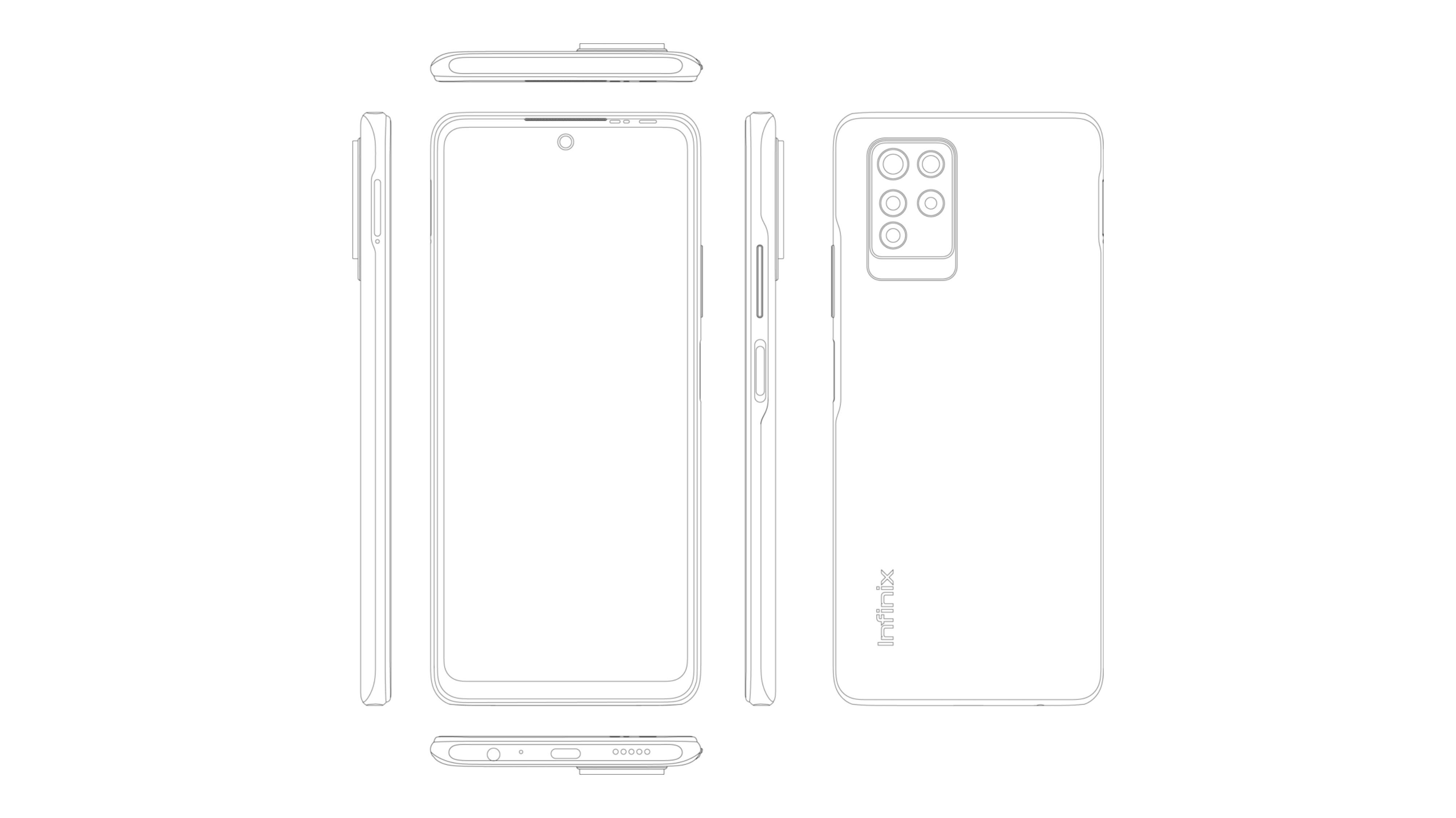 Infinix Note 10 Pro Renders Schematic Featured