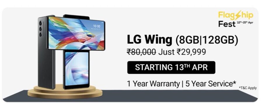 LG Wing new price