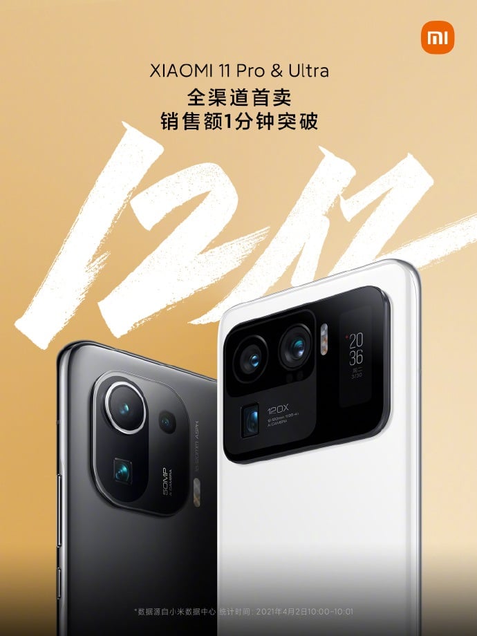 Xiaomi Mi 11 Ultra and Mi 11 Pro Sale China