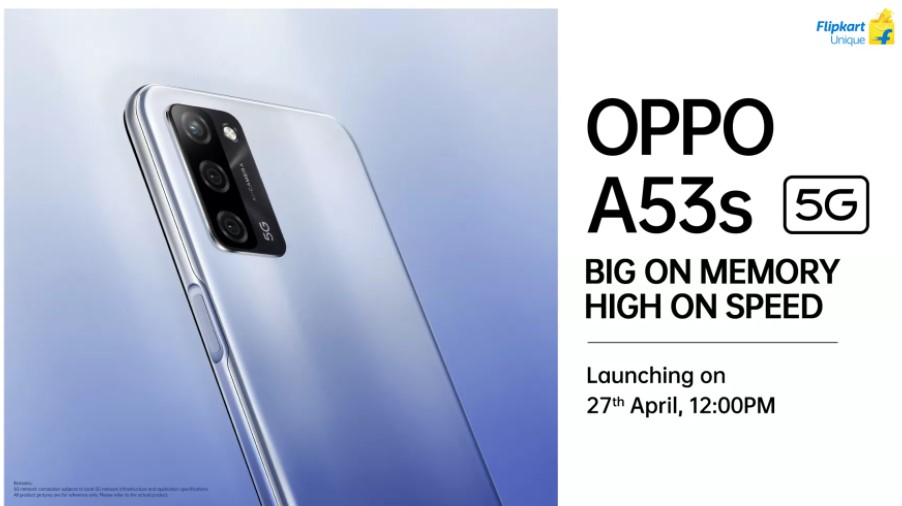 OPPO A53s 5G launch