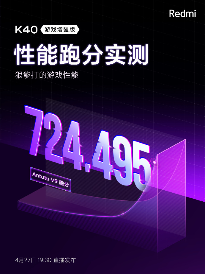 Redmi K40 Game Enhanced Edition AnTuTu Benchmark