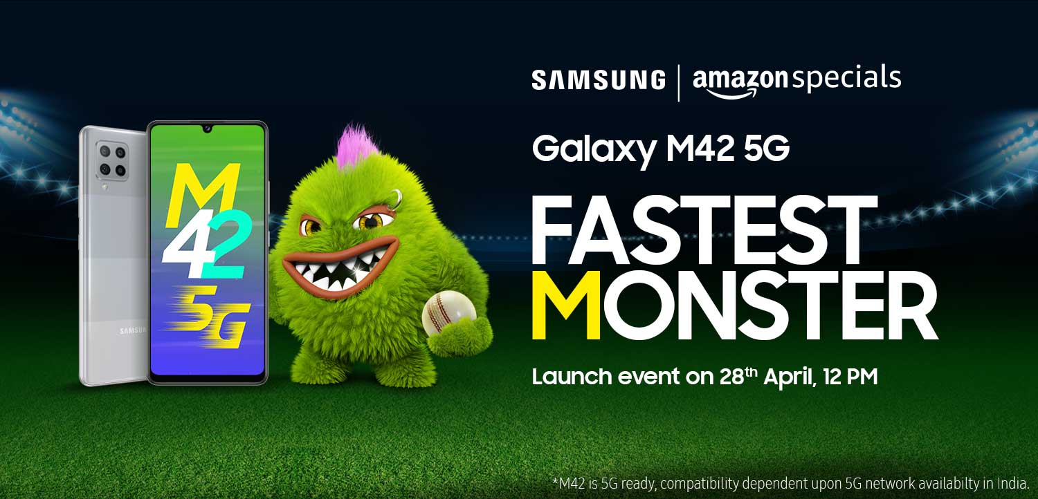 Samsung Galaxy M42 5G launch date poster