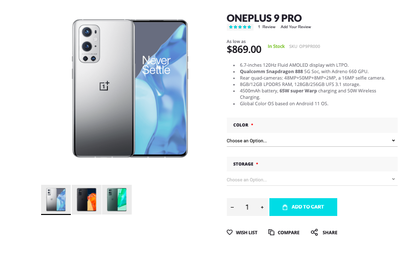 oneplus 9 pro giztop