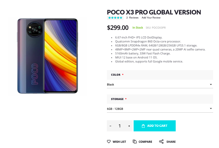 poco x3 pro giztop