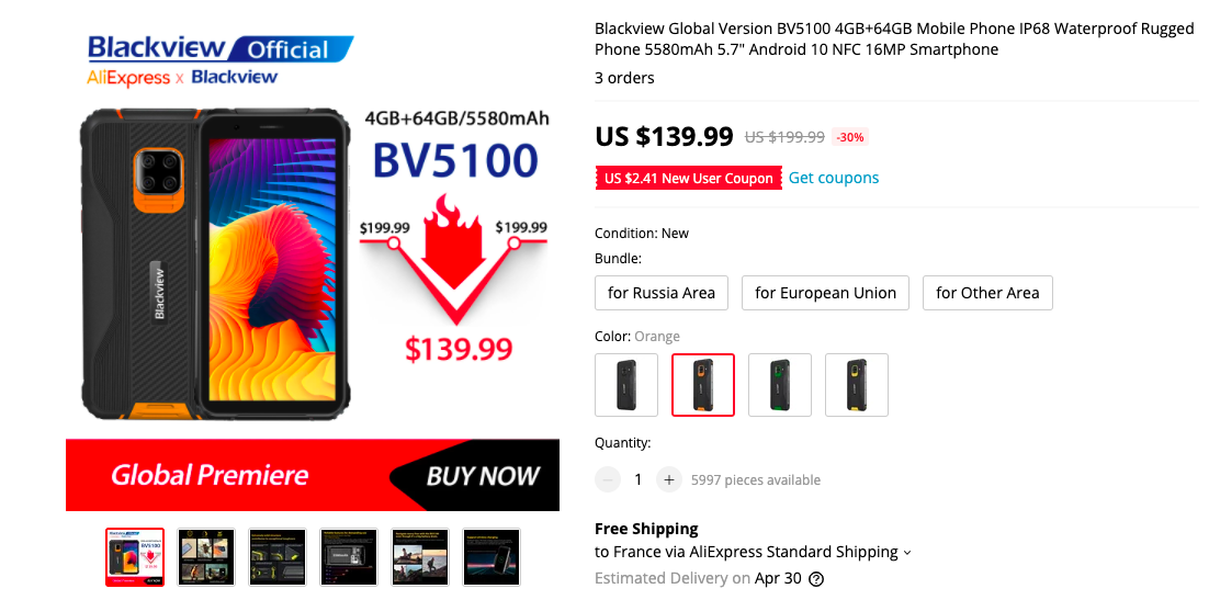 balckview bv5 100 deal