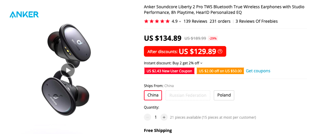 Anker Soundcore Liberty 2 Pro 3