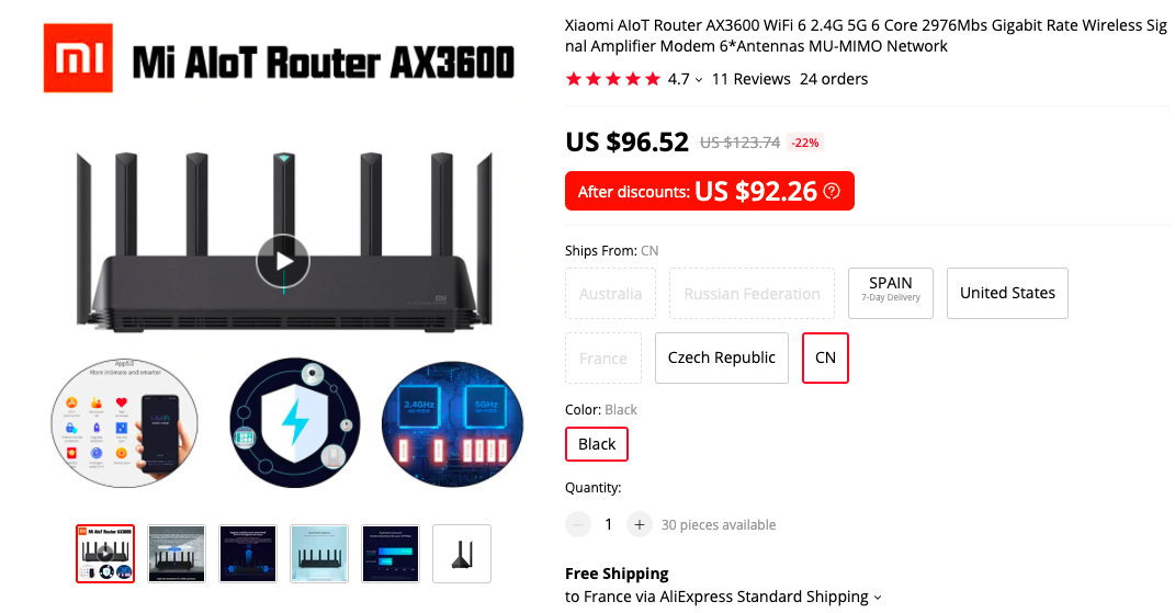 Xiaomi AIoT Router AX3600