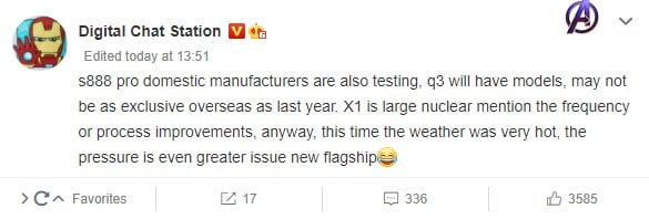 Snapdragon 8 Pro Already Being Tested By Chinese Manufacturers Should Hit The Market In Q3 Gizmochina
