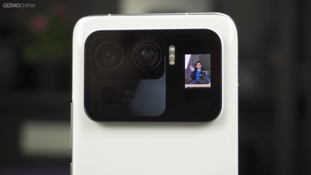 Xiaomi Mi 11 Ultra Rear Screen Selfies