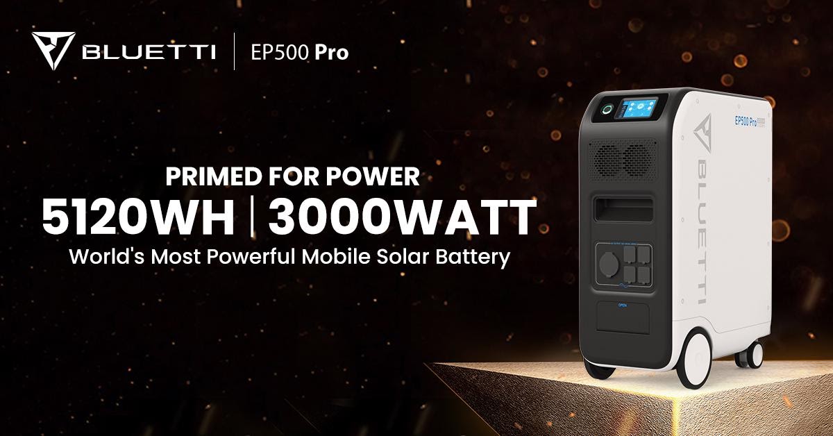 Bluetti EP500 and EP500 Pro 5100Wh powerful UPS systems get listed on