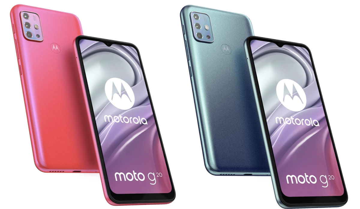 Motorola Moto G20 render