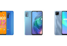 POCO M2 Reloaded vs Moto G10 Power vs Realme C25: Specs Comparison