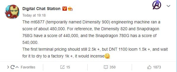 Dimensity 900