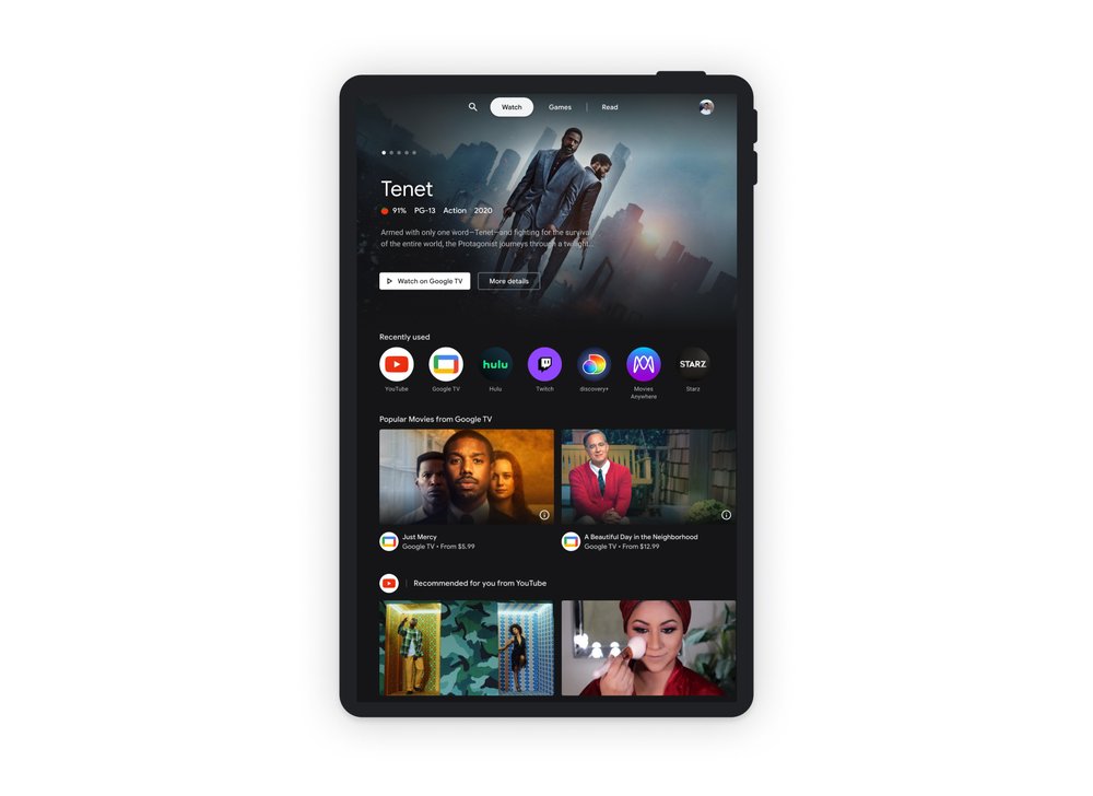 Entertainment Space - Watch Tab