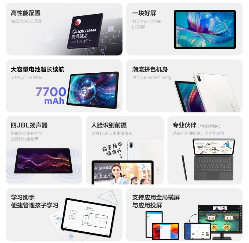 Lenovo Xiaoxin Pad Plus specs