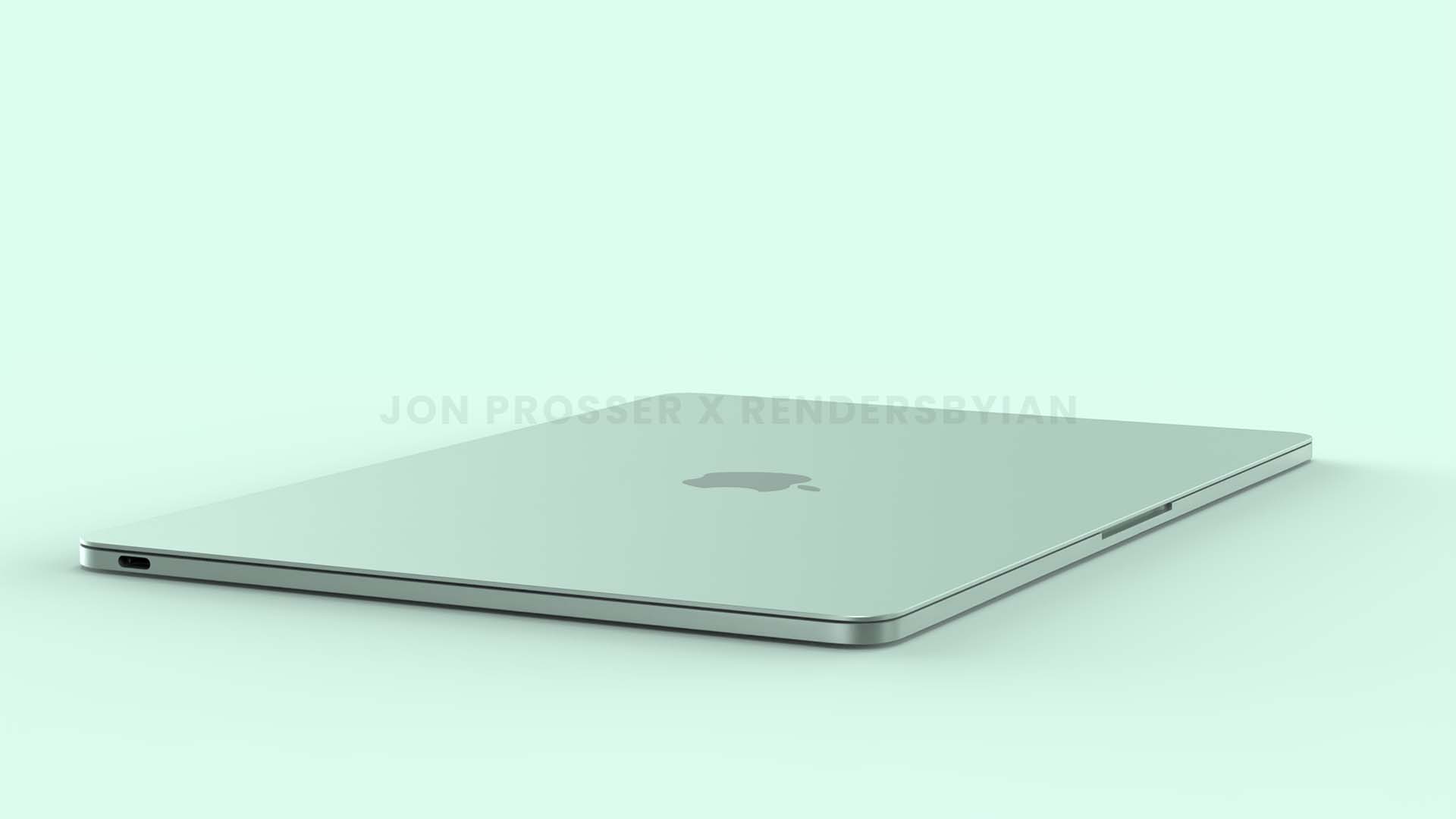 Apple MacBook Air 2022 Render