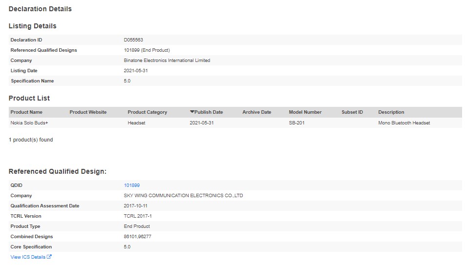 Nokia Solo Bud+ Bluetooth