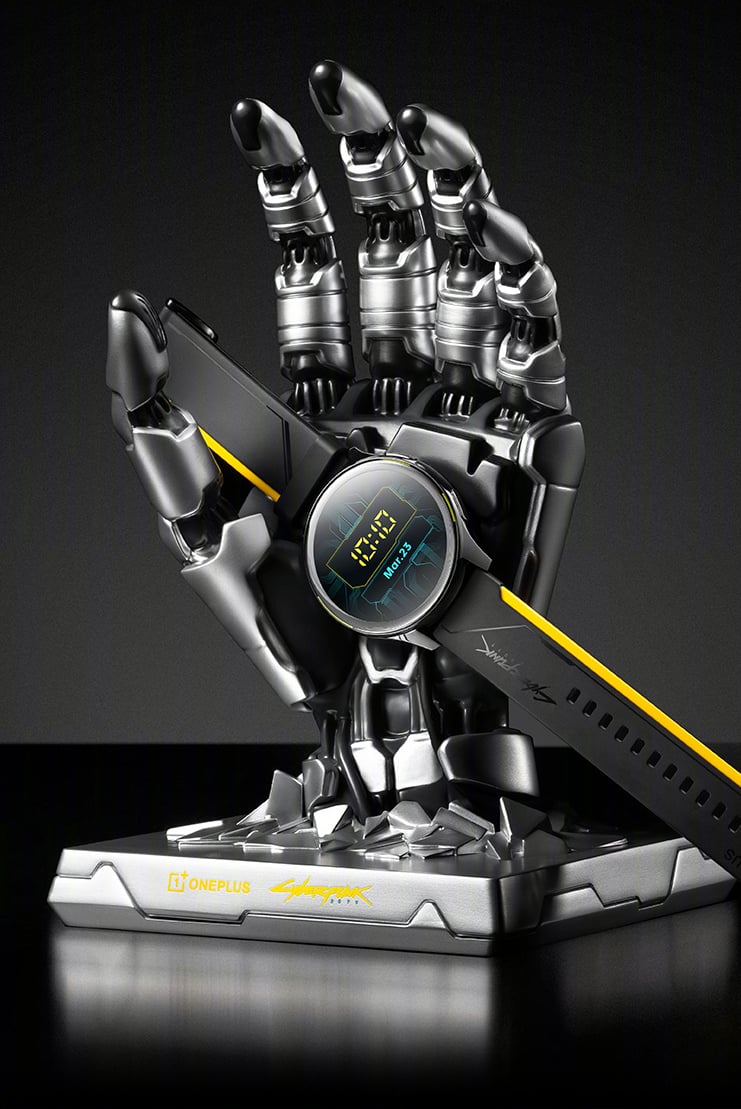 OnePlus Watch Cyberpunk 2077 Limited Edition Johnny Silverhand Holder