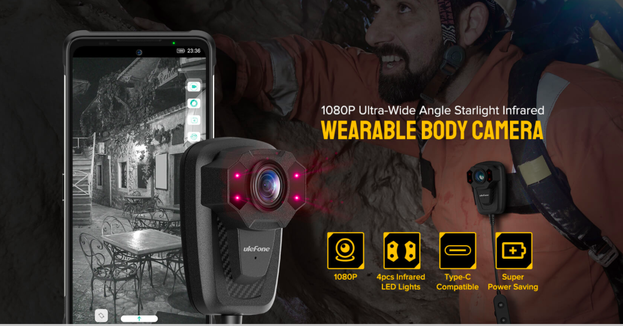 mobile phone with night vision camera