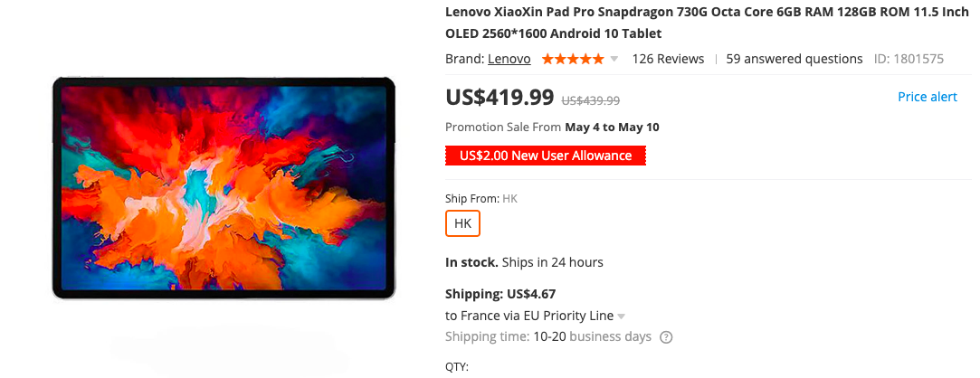 Lenovo XiaoXin Pad Pro