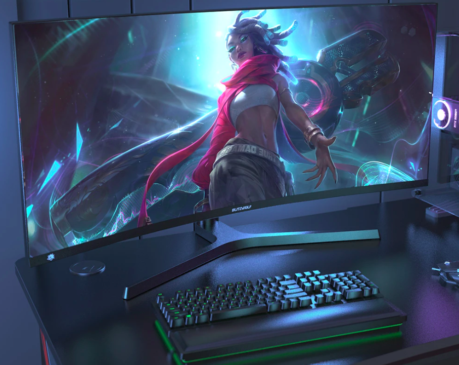 BlitzWolf 34" Curved Gaming Monitor1