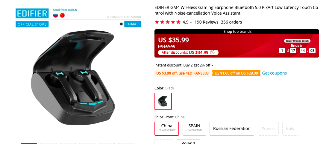 edifier gm4 earphone