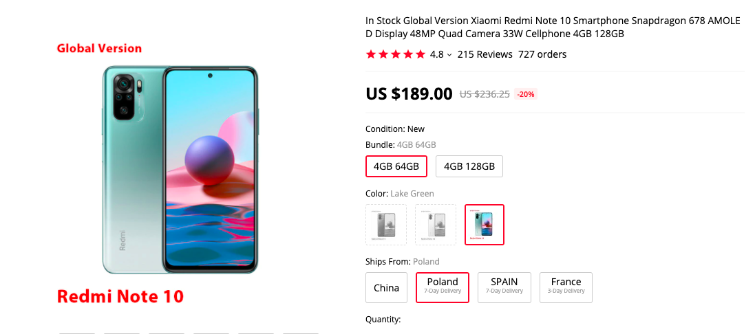 redmi note 10 deal