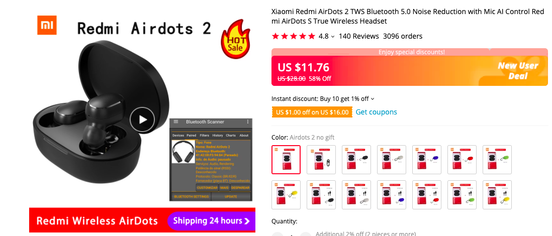 redmi airdots 2 deal