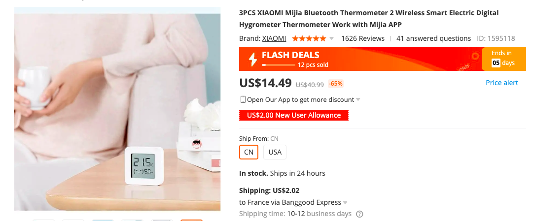 Xiaomi Mijia Thermometer