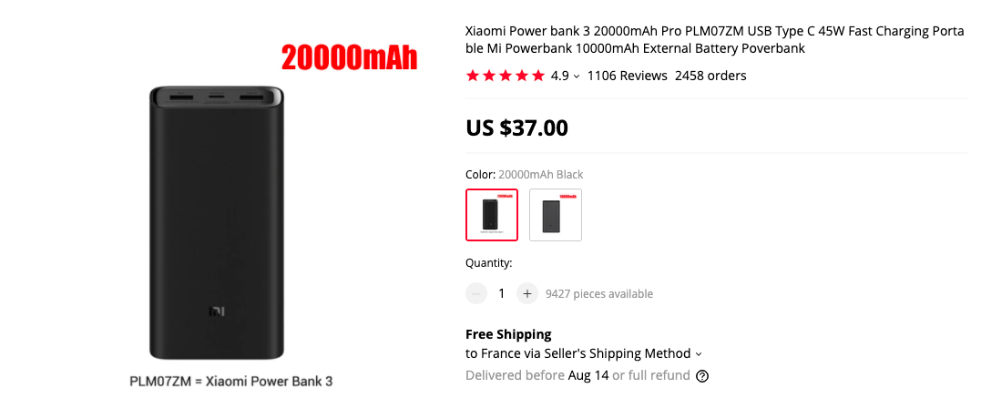 Xiaomi Power Bank 3