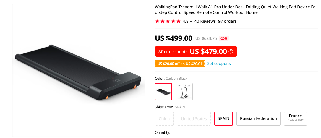 Walking Pad A1 Pro