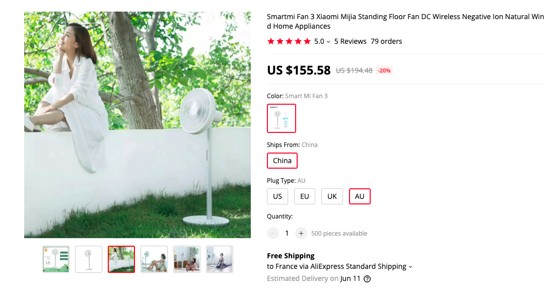 Smartmi DC Inverter Floor Fan 3