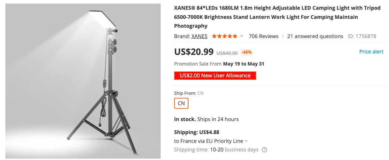 Xanes 84 LED Outdoor Light