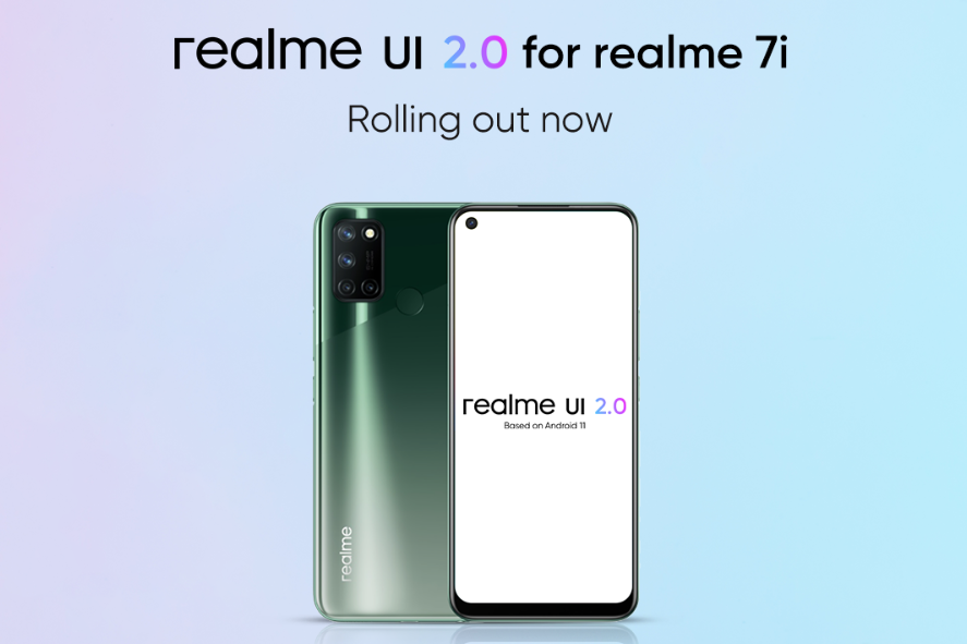 realme 7i software update android 12