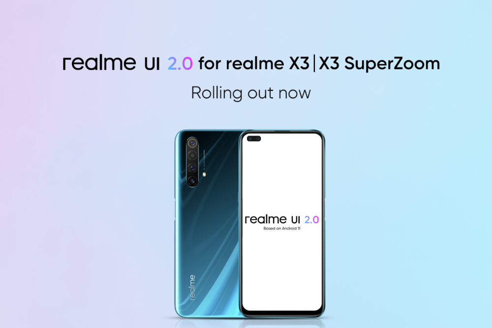 realme X3 SuperZoom realme UI 2 Android 11 Stable Update