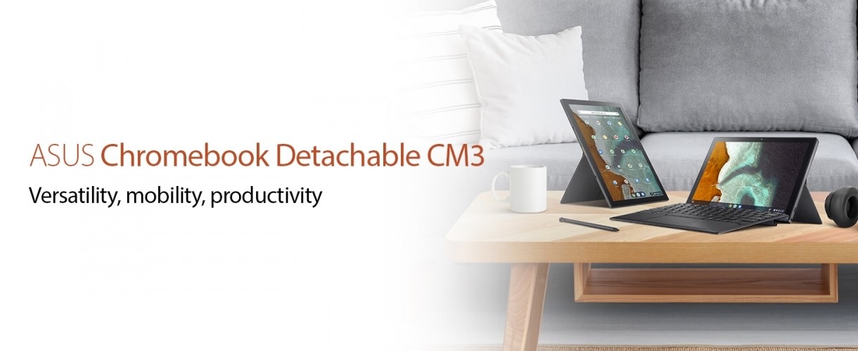 ASUS Chromebook Detachable CM3 is a Chrome OS tablet with a built