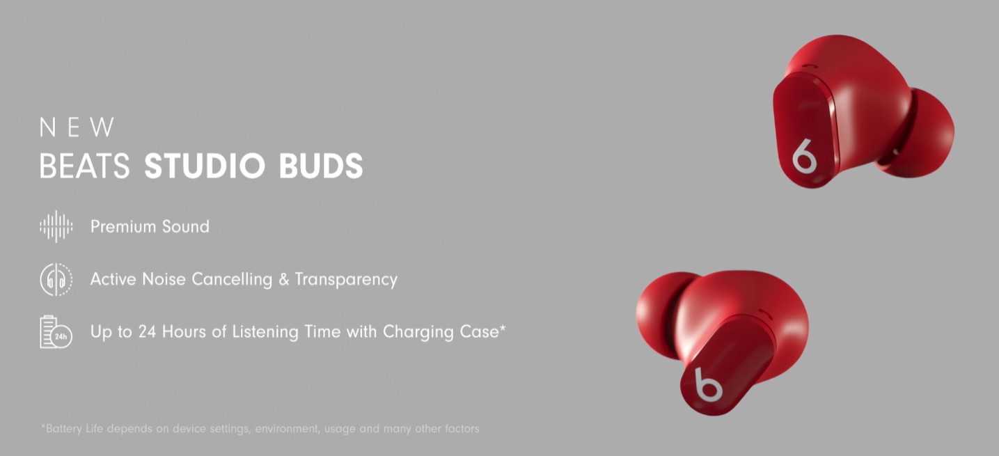 Beats Studio Buds features