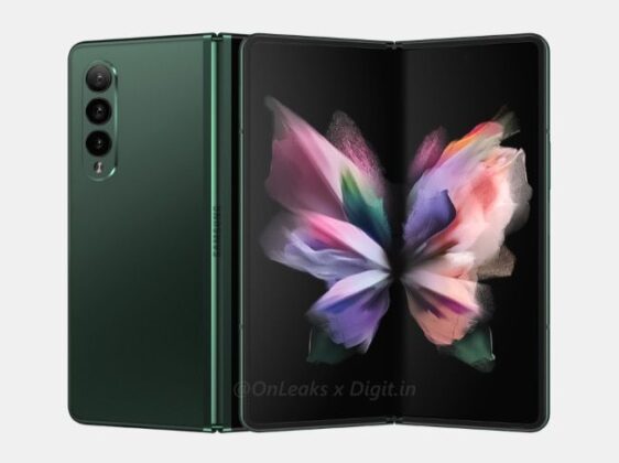 Galaxy Z Fold 3 Green